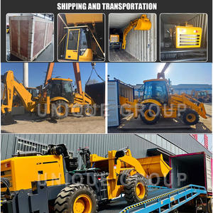 Tracteur 4x4 avec chargeuse et pelle rétrocaveuse livraison gratuite, mini chargeuse-pelleteuse à roues - Product Image 6