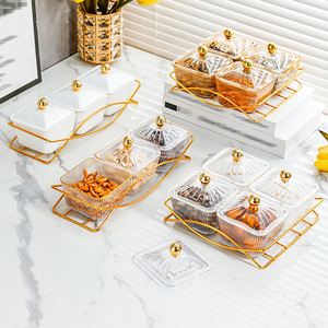 IStapromo Regalos: Bandeja de Lujo para Frutas y Aperitivos, Plato para Frutos Secos para Sala de Estar, Caja de Almacenamiento de Nueces para el Hogar, Ideal para Bodas - Product Image 3