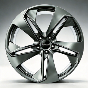 Jantes forgées sur mesure 5*112 5*114.3 16 17 1819 20 pouces Gris canon de fusil Monobloc pour Mercedes-Benz BMW Honda Chevy Infiniti - Product Image 1