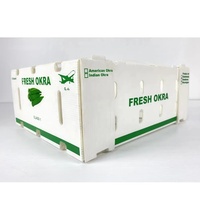 Boîte ondulée pliable de chiffre d'affaires de stockage de pp pour des légumes de fruits faite de feuille creuse durable de nid d'abeilles de poly plastique de coroplast