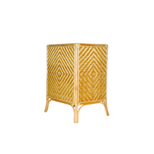 Les tiroirs de rangement R015 sont fabriqués en contreplaqué de rotin écologique, alliant le charme bohème vintage avec une touche tropicale. - Product Image 4