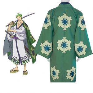 Disfraz de Zoro de una Pieza, Disfraz de Anime para Cosplay, Fiesta, Anime Show, Comic Con, Kimono - Product Image 3