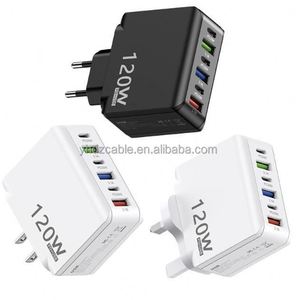USB C Charger Block PD 20W QC 2.0 Quick USB Fast Charger 5 Ports UK EU US <b>Plug</b> Wall Travel Charge Fo iPhone 13 14 15 16 - Product Image 1