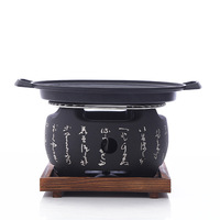 Barbecue portable japonais en alliage d'aluminium pour plus de 5 personnes avec sécurité anti-flamme et hauteur réglable - Utilisation en extérieur