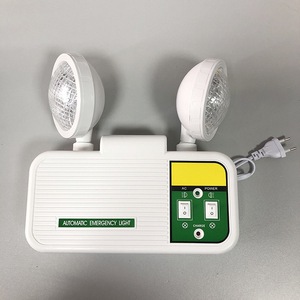 Automatic <b>Emergency</b> <b>Light</b> 2 X 8W LED Dual Head 360 Degree Rotate AC 85-265V White <b>Light</b> Plastic Body - Product Image 3