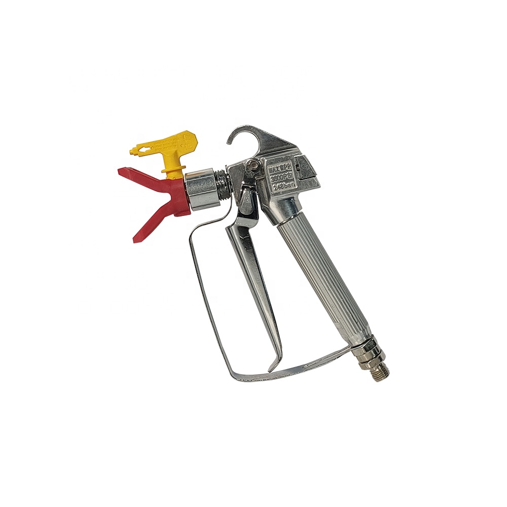 IMPA270123 безвоздушные краскопульты, серебристый пистолет, пневматический пистолет-распылитель