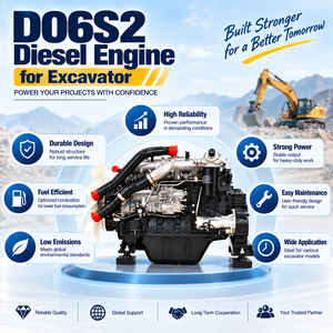 Motore SANY D06S2 per Escavatore, 114kW 153CV 2050rpm, Diesel 6 Cilindri in Linea, Motore Industriale per Applicazioni di Movimento Terra - Product Image 3
