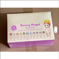 Figurine miniature Sonny Angel série Fleur en stock authentique – Boîte mystère, adorable poupée florale, ornement de bureau, jouet artistique, cadeau