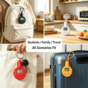 Música electrónica, indicador de hora, alarma con botón, sonido fuerte, mochila para estudiantes, pequeño regalo - Product Image 6