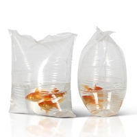 Emballage à oxygène gonflable sac de transport de poisson récipient en plastique emballage de poisson vivant étanche