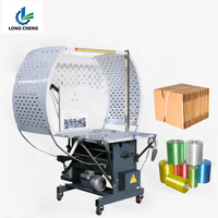 Machine à cerclage de cartons, machine à cerclage semi-automatique pour carton ondulé, machine à cerclage de extrémités en PE