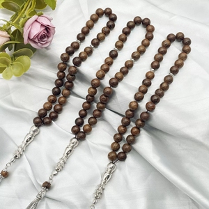 <span class=keywords><strong>Rosario</strong></span> Musulmán Tasbih <span class=keywords><strong>de</strong></span> Madera Wenge <span class=keywords><strong>de</strong></span> 33 Piezas y 10 mm con Espaciador <span class=keywords><strong>de</strong></span> Metal Plateado y Borla, <span class=keywords><strong>Rosario</strong></span> Islámico Dhikr <span class=keywords><strong>para</strong></span> Hombres y Mujeres - Product Image 1