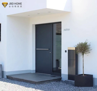 Porte de sécurité extérieure moderne en acier thermolaqué avec serrure de haute sécurité pour entrée d'appartement