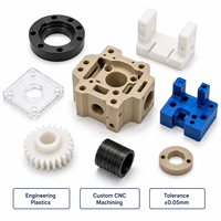 Service de fabrication CNC de haute qualité sur mesure, pièces en plastique, nylon, POM, Delrin, PEEK, usine OEM