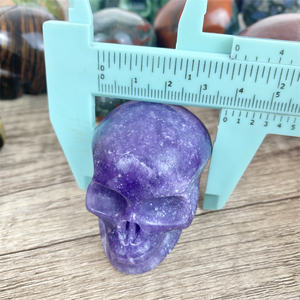 Nieuwste Natuurlijke Kristal Hand Gesneden Ambachten Mini Size Gemengd Materiaal Schedels Helende Stenen Crystal <span class=keywords><strong>Tiger</strong></span> <span class=keywords><strong>Eye</strong></span> Schedels Voor Decoratie - Product Image 5