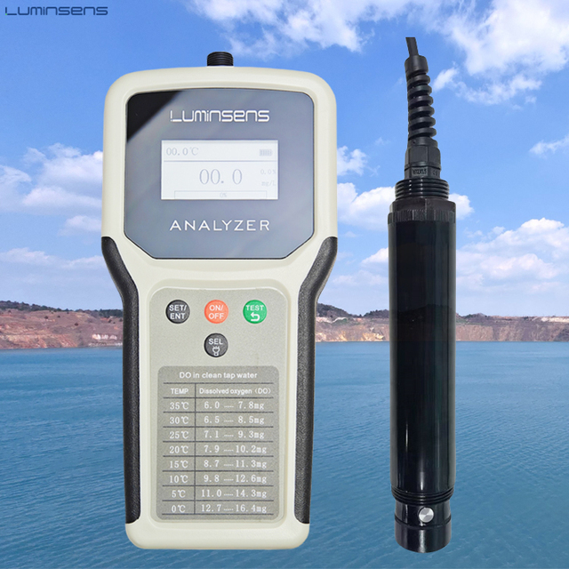 Aquaculture Fluorescence  Dissolved Oxygen Analyzer Portable DO Meter Dissolve Oxygen Meter