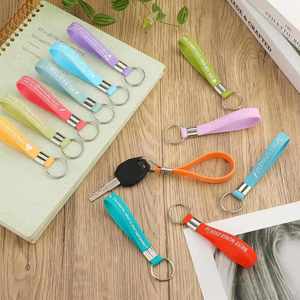 Customized Silicone Wristband <b>Keychain</b>, <b>Custom</b> Logo, Text Gifts, Promotional Bracelets, Advertising Keychains, Wristbands - Product Image 2