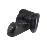 Station de Charge Double TP4-889 pour Manette PS5, Base de Charge Rapide pour Contrôleur Sans Fil PS4 avec Indicateur LED