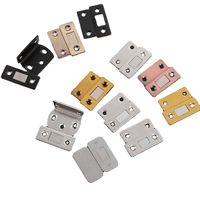 Loquet magnétique à ventouse pour porte de placard et tiroir en acier laminé à froid, ultra-fin, durable, étanche, design minimaliste, facile à installer
