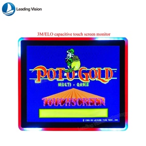 스킬 게임 동전 작동 게임을위한 19 인치 정전식 LED 터치 스크린 모니터 - Product Image 1