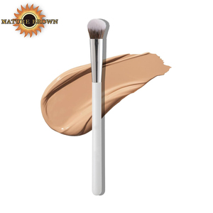 <span class=keywords><strong>Brocha</strong></span> de Maquillaje de Lujo NATURE BROWN, Suave, para Difuminar y Aclarar el Contorno de <span class=keywords><strong>Ojos</strong></span>, Pequeña, Angular, de Precisión, con Mango de Madera - Product Image 1