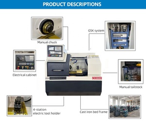 Torno CNC de Bajo Costo Fabricado en China, CK0660, Torno CNC Horizontal para Metal - Product Image 2