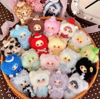 YY Authentique Yooki Take a Bite Mini Série Porte-clés en peluche Boîte mystère Pendentif mignon en peluche Jouet tendance Cadeau pour filles