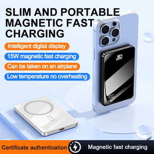 Chargeur sans fil magnétique personnalisé en usine, Power Bank <span class=keywords><strong>5000</strong></span> <span class=keywords><strong>mAh</strong></span> 10000 <span class=keywords><strong>mAh</strong></span>, batteries externes portables à charge rapide <span class=keywords><strong>5000</strong></span> 10000 <span class=keywords><strong>mAh</strong></span> - Product Image 2