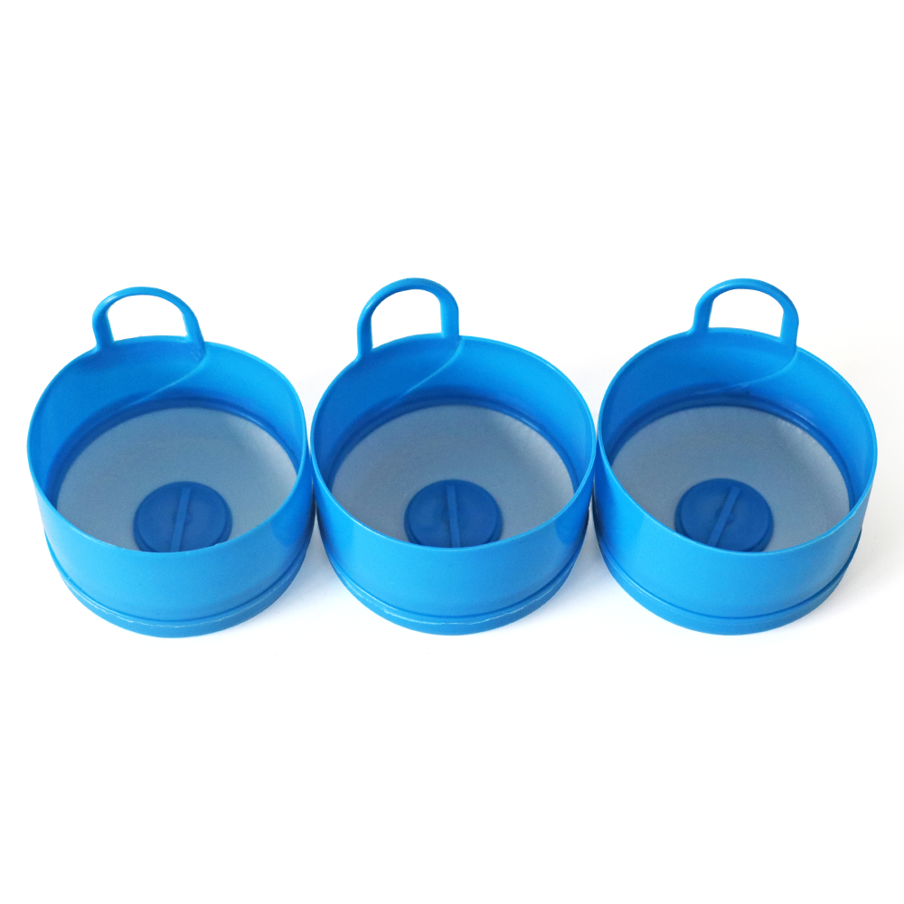 New China Eco-Friendly Disposable Blue Bottle Cap Cover Custom Plastic Caps