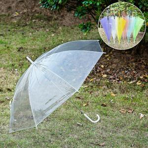 Parapluie publicitaire personnalisé Yy917, portable, en PVC transparent, avec logo, pas cher, coloré, cadeau - Product Image 2