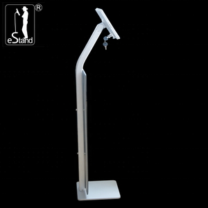 EStand BR22022G ป้องกันการโจรกรรมชั้นตู้แสดงผลสำหรับ <span class=keywords><strong>iPad</strong></span> ยืนที่มีป้ายโฆษณาสำหรับ9.7 ''<span class=keywords><strong>Ipad</strong></span>/pro/air - Product Image 3