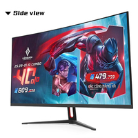 Moniteur 24 27 32 pouces incurvé sans bordure professionnel 2800R Moniteurs de jeu PC Moniteurs LCD avec VESA