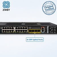 Commutateur Cisco Catalyst IE-4010-4S24P, commutateur industriel robuste, 24x PoE+ RJ45, 4 GE SFP Uplinks PoE 385W HSR PRP -40 à 75C LAN Base