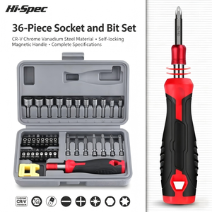 36 Piece <b>Screwdriver</b> <b>Set</b> 50 Mm Torx Hex Slotted Phillips Bits Multi Bit Tool Kit For Diy Repair - Product Image 3