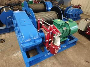 Máy móc xây dựng JK tùy chỉnh Tời điện Palăng 5t Dây thép dây 1200W 380V 30m nâng chiều cao - Product Image 3