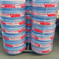 Tuyau d'arrosage de jardin flexible et durable en PVC renforcé de fibres tressées haute pression 6 mm pour l'irrigation