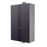 Chauffe-eau instantané sans réservoir en acier inoxydable portable de 16 L, haute pression, résistant à la corrosion, fonctionnant au gaz, GPL/gaz naturel