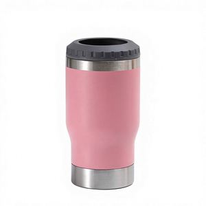 Vaso Térmico de Acero Inoxidable de Doble Pared, Libre de BPA, con Logotipo Personalizado, 14 oz, 4 en 1, con 2 Tapas, para Cerveza, Café, Viajes - Product Image 1