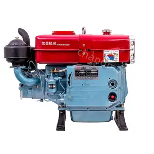 20hp Mesin Traktor Diesel Berpendingin Air 20hp Mesin Diesel Silinder Tunggal Marinir 20hp Motor Diesel