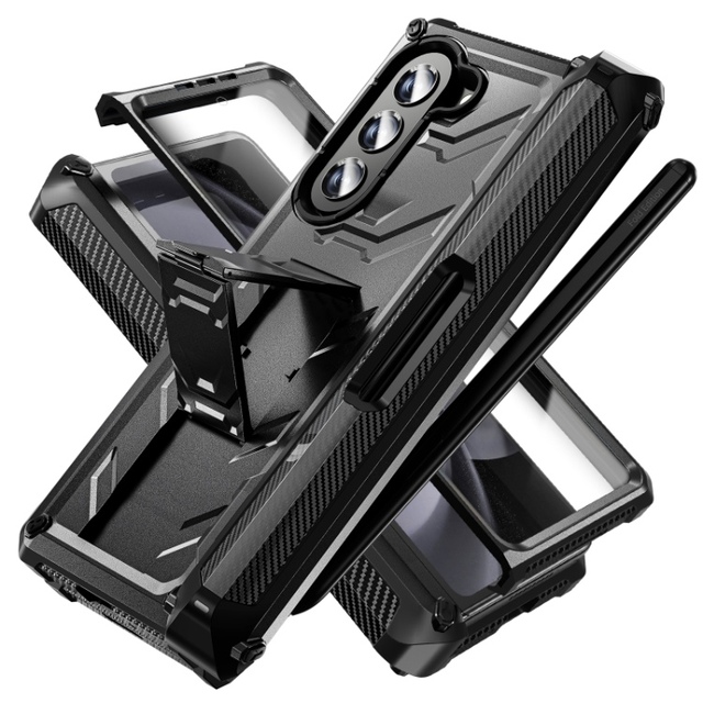 Luxury Cell Mobile Phone Case Cover for Samsung Galaxy Z Fold 5 Case With Built in Screen Protector