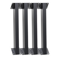 Kit de supports diagonaux pour colonnes en bois, poutres triangulaires, et accessoires de quincaillerie combinés acier-bois