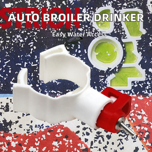 Nuevo sistema de bebederos automáticos colgantes de la marca Herdsman para pollos de engorde con copa de goteo para gallineros - Product Image 2