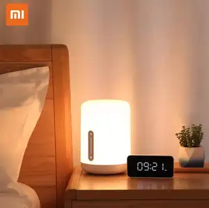 Прикроватная лампа Xiaomi Mijia с 2 умными датчиками, светодиодный светильник с голосовым управлением, сенсорным выключателем, прикроватная лампа