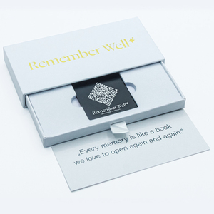 Sang trọng các tông trượt ngăn kéo đóng gói hộp cho sang trọng nhôm tấm QR huy chương QR thẻ - Product Image 3