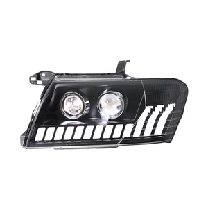 For 04-11 Pajero V73 <b>Headlight</b> Assembly V77 Modified 12V 50W <b>LED</b> Daytime Running Light Flowing Lens 12v <b>LED</b> <b>Headlights</b> for 04-11 - Product Image 4