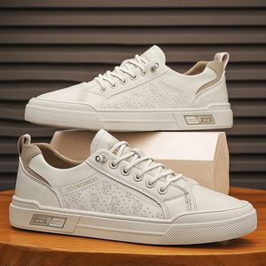 <span class=keywords><strong>2023</strong></span> scarpe sportive retrò da uomo in pelle Casual con fondo morbido bianco alla moda per la <span class=keywords><strong>primavera</strong></span> invernale e l'autunno - Product Image 6