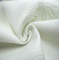 Tissu en bambou tricoté jacquard, tissu laminé pour la literie, protège-matelas