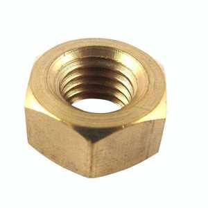Tuerca hexagonal de seguridad pulida de cobre DIN 934 M3 M4 M5 M6 M8 M10, tuerca hexagonal de latón lisa para pernos - Product Image 3