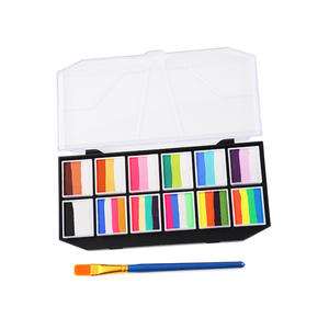 لوحة رسم متعددة الألوان قابلة للذوبان في الماء من البلاستيك الأكثر مبيعًا عبر الحدود ، أداء تنكري ، زيت وجه بشري قابل للغسل - Product Image 2