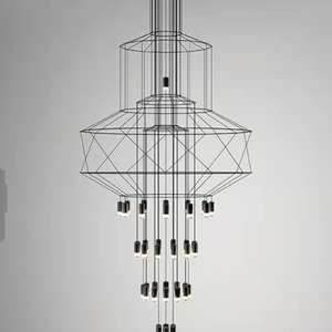 Lámpara de Techo Minimalista Posmoderna con Forma de Frijol Mágico, Estilo Nórdico Moderno, Creativa, para Restaurante, Comedor, Bar, 3000K CCT - Product Image 6